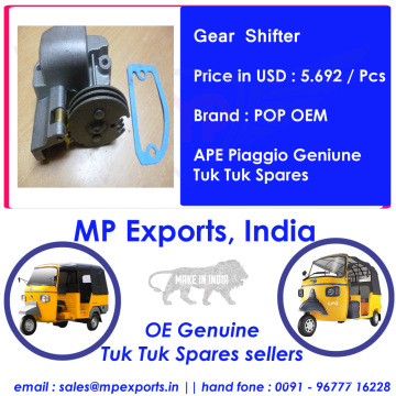 Echter Tuk Tuk Spares Gear Shifter Affe